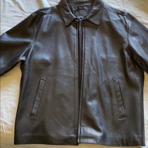 Leather jacket (black)